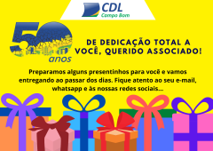 ANIVERSÁRIO - 50 ANOS DA CDL