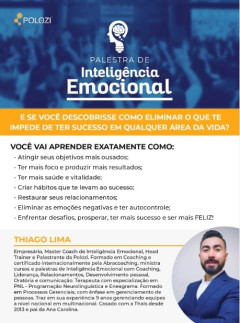 CONVITE PALESTRA INTELIGÊNCIA EMOCIONAL