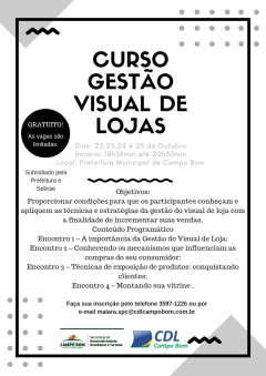 Curso: Gestão Visual de Lojas