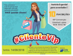 Especial para você: Nosso Cliente Vip