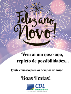 Vem aí um novo ano de oportunidades!