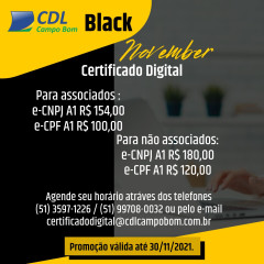 BLACK NOVEMBER CERTIFICADO DIGITAL