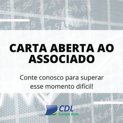 Carta Aberta ao Associado!