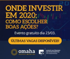Convite Onde Investir em 2020: como escolher boas empresas e o case Magazine Luíza na Bolsa