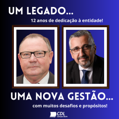 Omar Hoffmeister renuncia seu cargo como Presidente da CDL Campo Bom após 12 anos de gestão e antecipa a gestão de Dílson Machado
