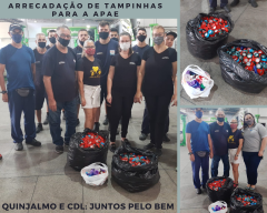 TAMPINHA LEGAL: NÃO JOGUE FORA, DOE PARA A APAE!